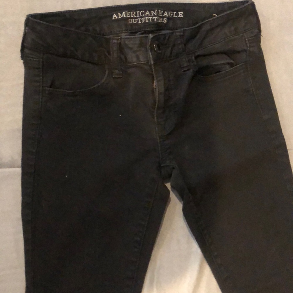 AE Black Skinny Jeans SZ 6